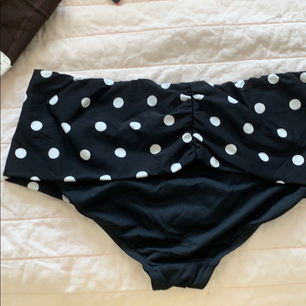 Coco Reef bikini bottom fold over shirred back L